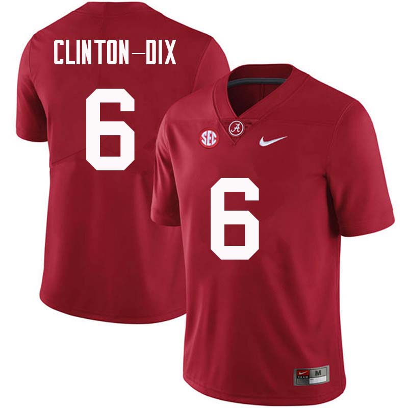 Alabama Crimson Tide Men's Ha Ha Clinton-Dix #6 Crimson NCAA Nike Authentic Stitched College Football Jersey XK16N73XZ